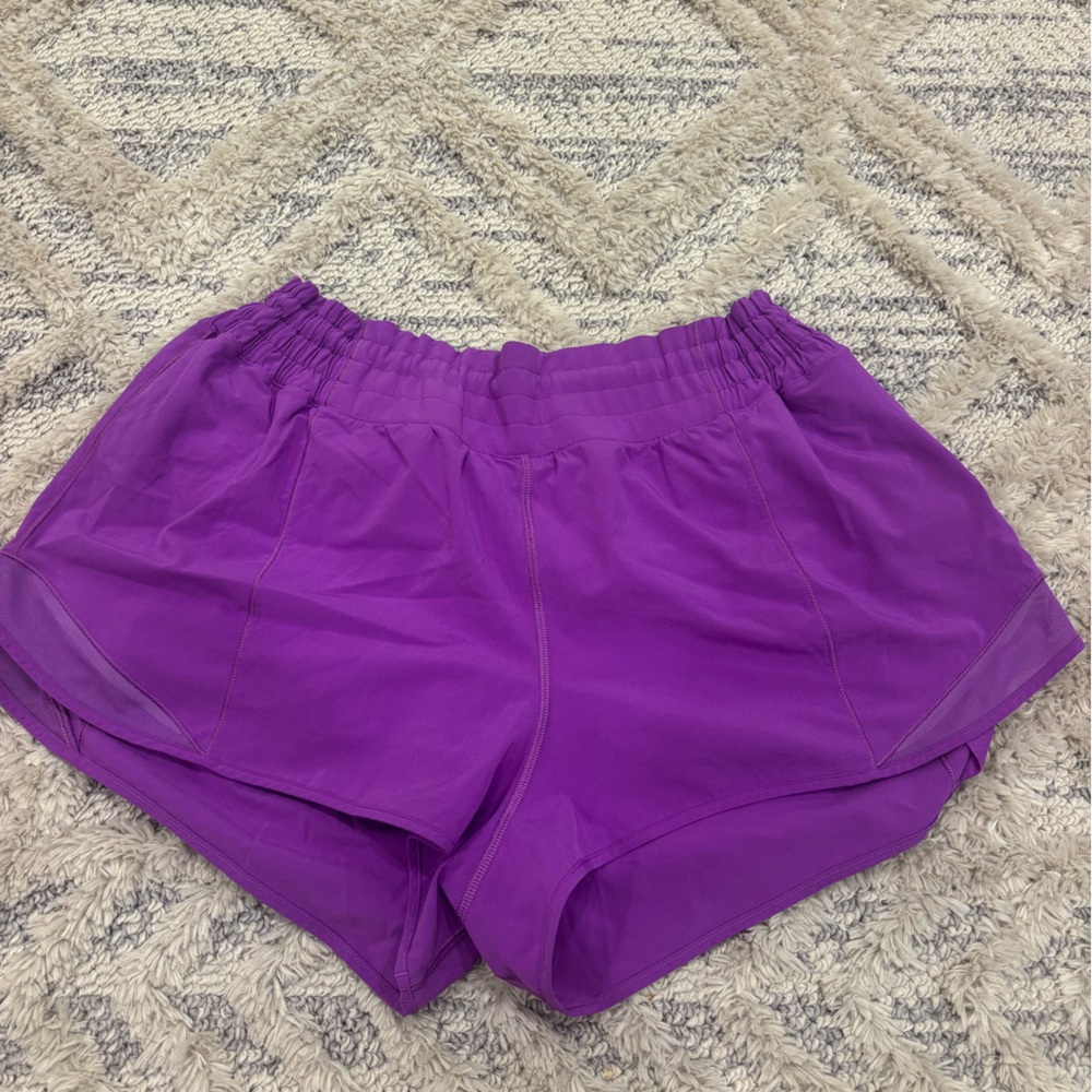 lululemon athletica Purple Hotty Hot Shorts